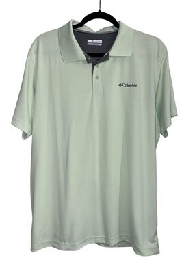 Columbia Utilizer Men's Mint Green Polo Drifit Shirt - Large